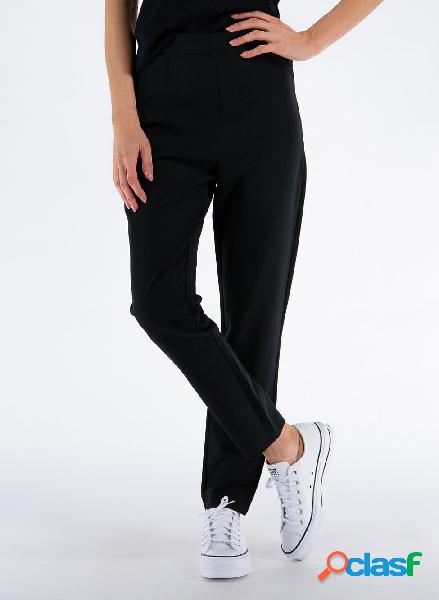 PANTALONE STRETCH CON ZIP LATERALE
