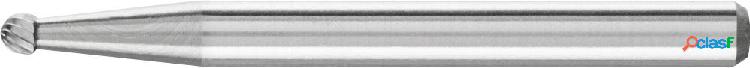PFERD 21211025 Punta fresatrice sfera Lunghezza 33 mm