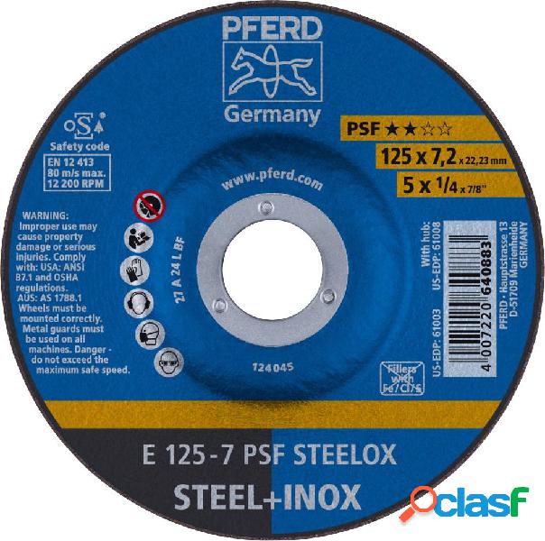 PFERD 62012640 Psf Steelox Disco di sgrossatura con centro