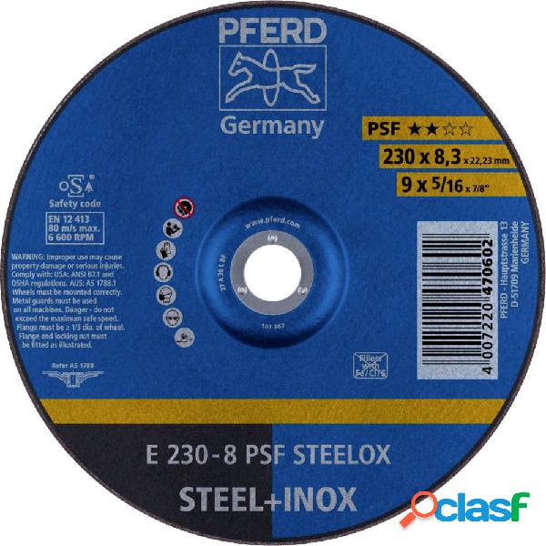 PFERD 62023831 E 230-8 PSF STEELOX Disco di sgrossatura con