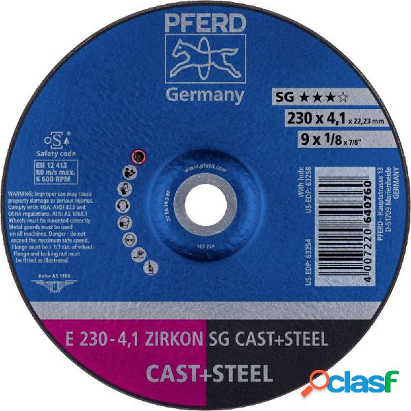 PFERD 62218310 E 230-4,1 ZIRKON SG CAST+STEEL Disco di