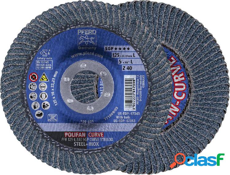 PFERD 69398196 DISCO A VENTAGLIO POLIFAN PFR 125-L Z 40 SGP