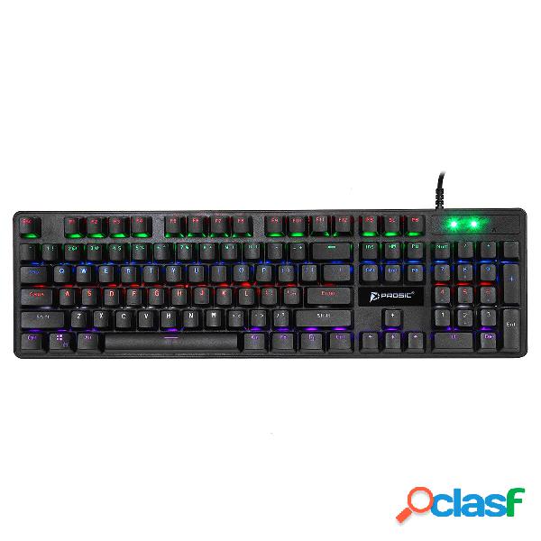 PROSIC B101 cablato Meccanico tastiera blu interruttore 104