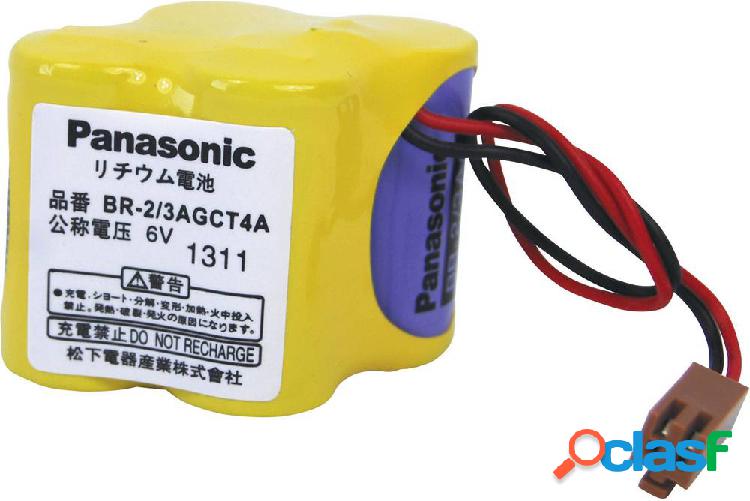 Panasonic BR2/3AGCT4A Batteria speciale con spina Litio 6 V