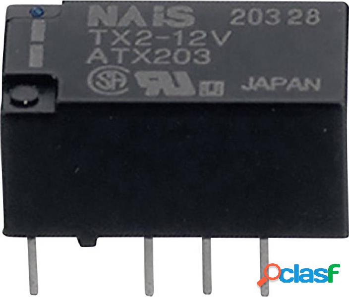 Panasonic TXS24,5 Relè per PCB 4.5 V/DC 1 A 2 scambi 1 pz.