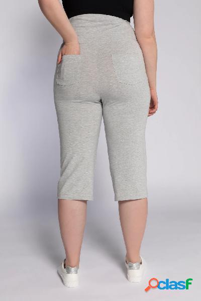 Pantaloni Capri prémaman con fascia elastica, in cotone