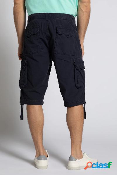 Pantaloni a 3/4 in tessuto ripstop, Uomo, Blu, Taglia: 54,