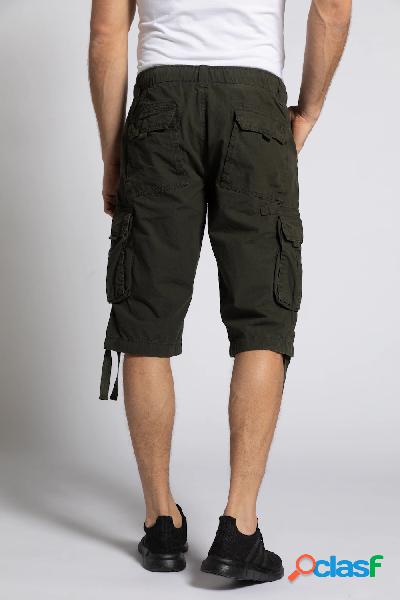 Pantaloni a 3/4 in tessuto ripstop, Uomo, Verde, Taglia: 70,