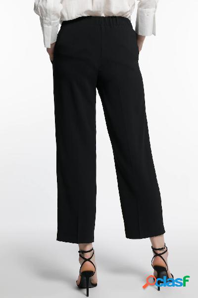 Pantaloni a 7/8 con taglio della gamba dritto e ampio,