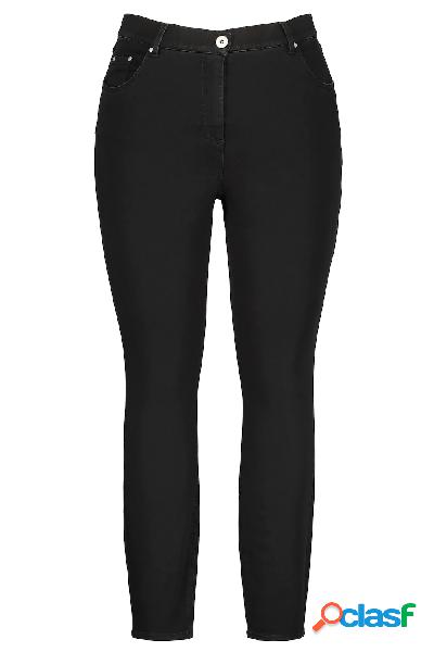 Pantaloni a vita alta dal taglio aderente a cinque tasche in