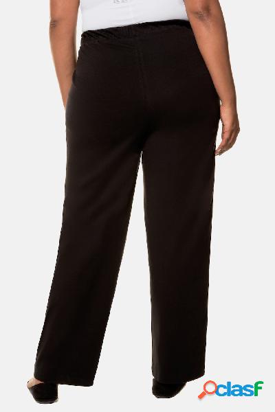 Pantaloni in jersey con cintura elastica e taglio della