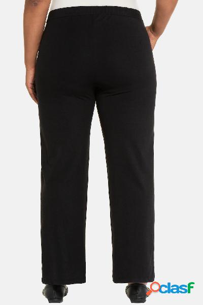 Pantaloni in jersey con taglio della gamba dritto e tasche,