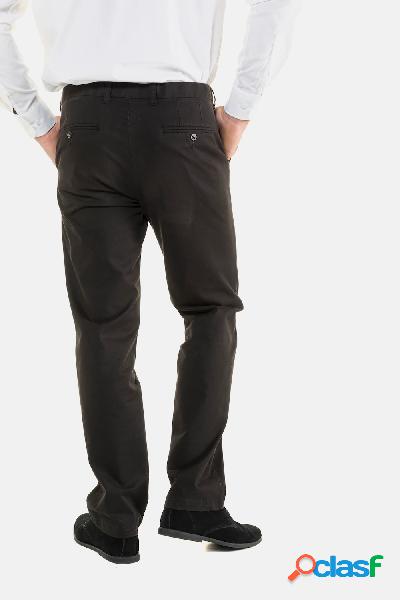 Pantaloni traveller con cintura elastica e invisibile, fino