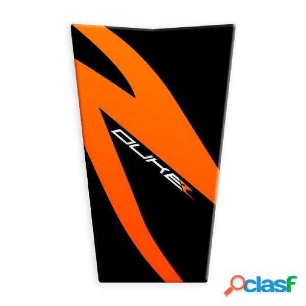 Paraserbatoio adesivo 3d nero arancio fits