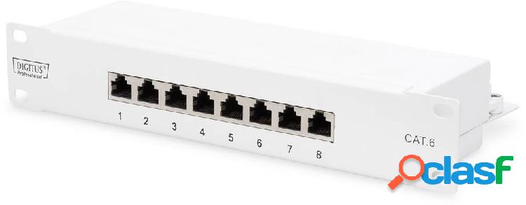 Patchpanel di rete Digitus 8 Porte CAT 6 1 U