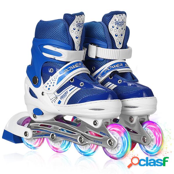 Pattini per bambini Pattini a rotelle per bambini Flash PU