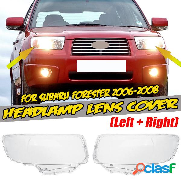 Per Subaru Forester 2006-2008 Faro anteriore lente Copertura