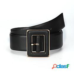 Per donna Cintura larga Cintura a corsetto Similpelle Fibbia