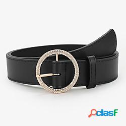 Per donna Unisex Cintura con fibbia in PU Similpelle Fibbia