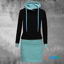 Per donna Vestito tubino Mini abito corto Rosa Azzurro