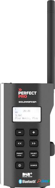 PerfectPro SOLOWORKER Radio da cantiere DAB+, FM AUX,