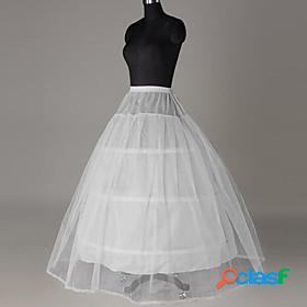 Petticoat Hoop Skirt Tutu Under Skirt Tulle 1950s White