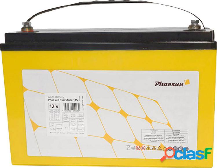 Phaesun Sun-Store 125 340093 Batteria solare 12 V 126 Ah