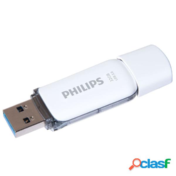 Philips Chiavetta USB 3.0 Snow 32GB Bianca e Grigia
