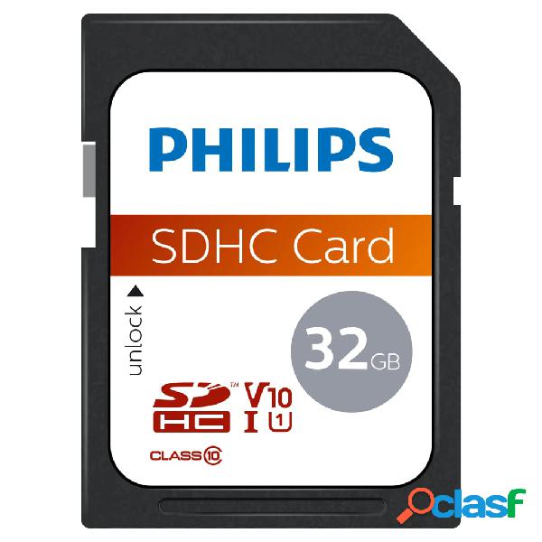 Philips Scheda di Memoria SDHC 32GB UHS-I U1 V10