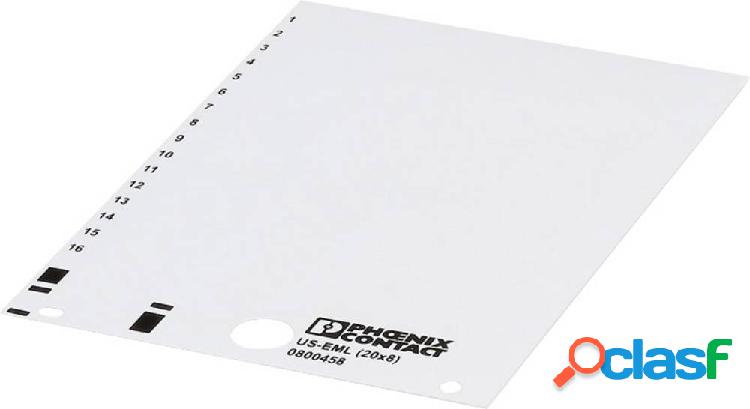 Phoenix Contact 0800458 US-EML (20X8) Marcatore Tipo di