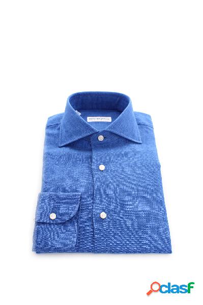 Pietro Provenzale Camicie Casual Uomo Blu