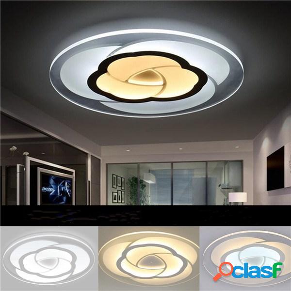 Plafoniera moderna da 18W in acrilico fiore LED Calda bianca