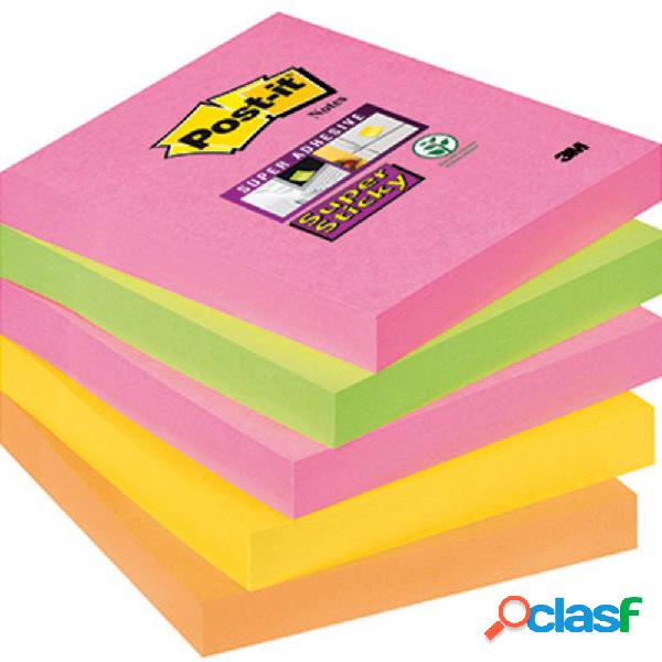 Post-it Nota adesiva, memo 654S-N 127 mm x 76 mm Verde Neon,