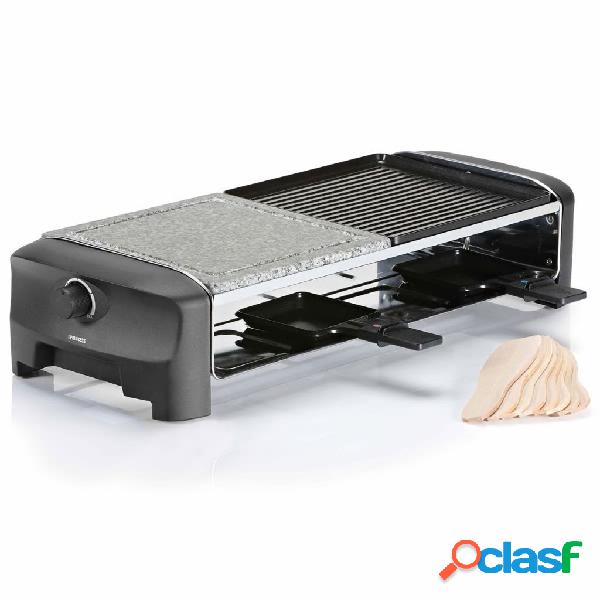 Princess Raclette con Griglia in Pietra per 8 Porzioni 1300