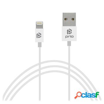 Prio MFi USB-A / Lightning Cable - 2.4A, 480Mbps - 1m -