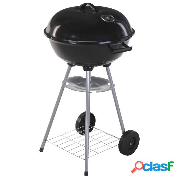 ProGarden Griglia per Barbecue con Bollitore su Ruote 46 cm