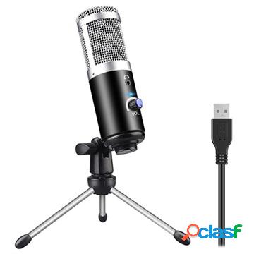 Professional USB Condenser Microphone with Tripod Stand AK-5
