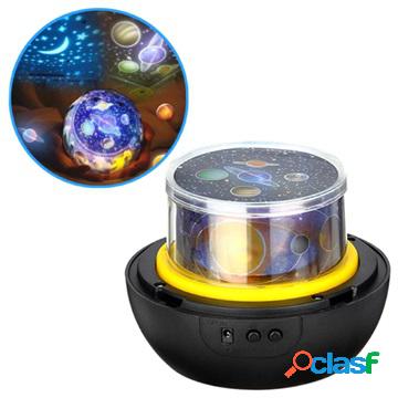Proiettore LED Universo Magico / Luce Notturna - Nero
