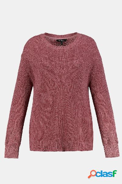 Pullover, dettagli a forma di V sul davanti, morbida maglia