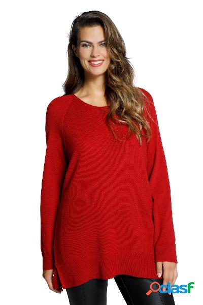 Pullover, mix di texture, linee brillanti, spacchetti