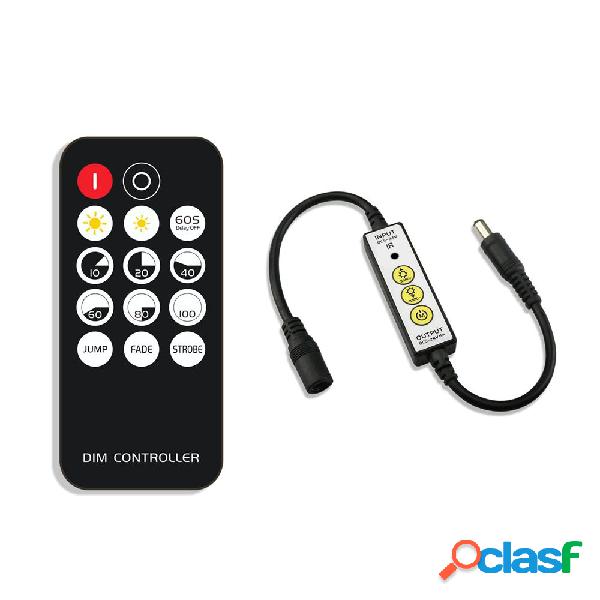 Pulsante Mini 3 tasti IR LED Regolatore dimmer + 14 tasti