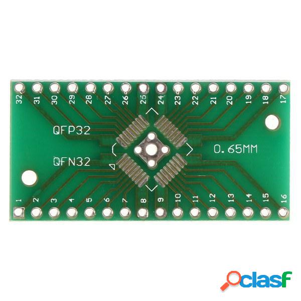 QFN32 qfp32 convertitore SMD a tuffo adattatore pcb bordo