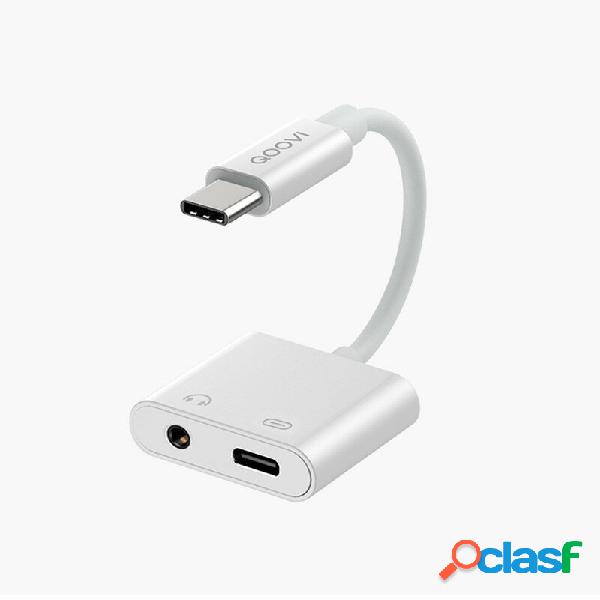 QOOVI Type-C a 3.5mm Audio / Convertitore adattatore porta