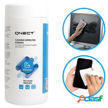 Qnect Screen Cleaning Wet Wipes - 100 Pcs.
