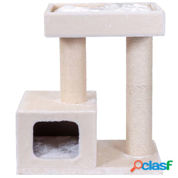 Quapas! Albero Tiragraffi Bandit Crema 76x45x82 cm