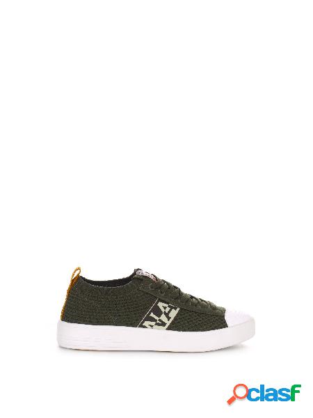 RECYCLED NYLON SNEAKER NEW OLIVE GREEN