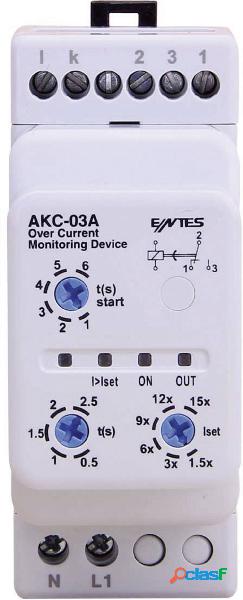 Relè di monitoraggio 1 scambio ENTES AKC-03A 1 pz.