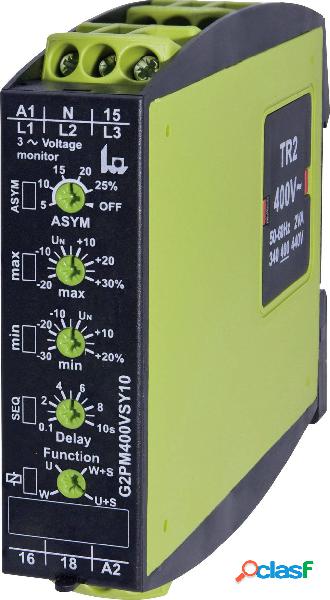 Relè di monitoraggio 24 - 400 V/AC 1 scambio tele