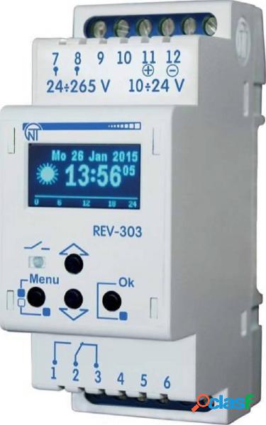 Relè temporizzato 24 - 265 V Novatek REV-303 1 pz.