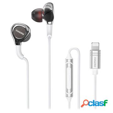 Remax RM-655is Lightning Earphones with Microphone - Silver